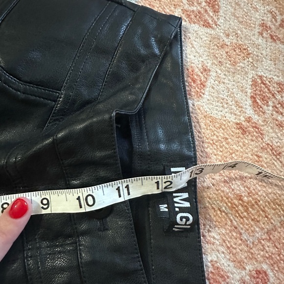 Dolls Kill I AM GIA York faux leather pants black size medium - Picture 8 of 9